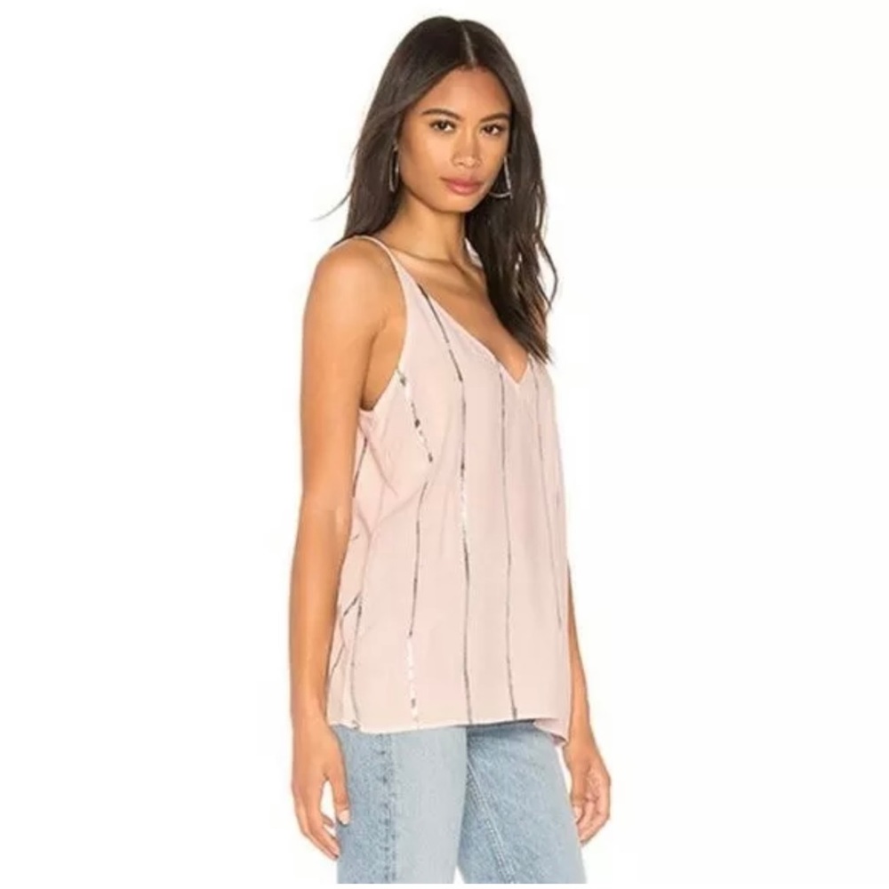 Cloth & Stone Metallic Striped Tank
